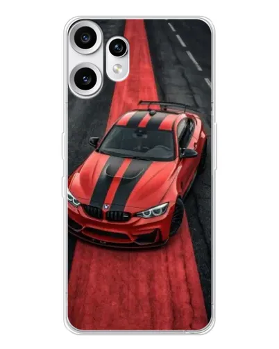 Чехол для Nothing CMF Phone 2 Pro с картинкой «BMW на красной дорожке»