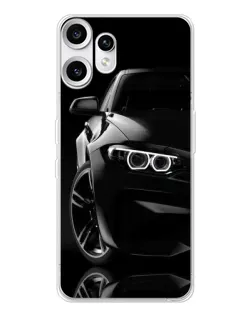 Чохол для Nothing CMF Phone 2 Pro з картинкою «Чорна BMW — профіль» Чохол для Nothing CMF Phone 2 Pro з картинкою «Чорна BMW — профіль»
