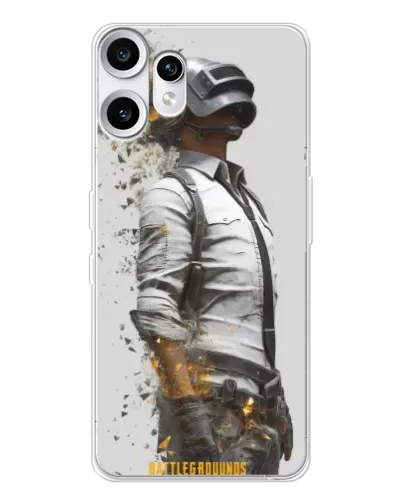 Чохол для Nothing CMF Phone 2 Pro з картинкою «PUBG — боєць у пилу» Чохол для Nothing CMF Phone 2 Pro з картинкою «PUBG — боєць у пилу»