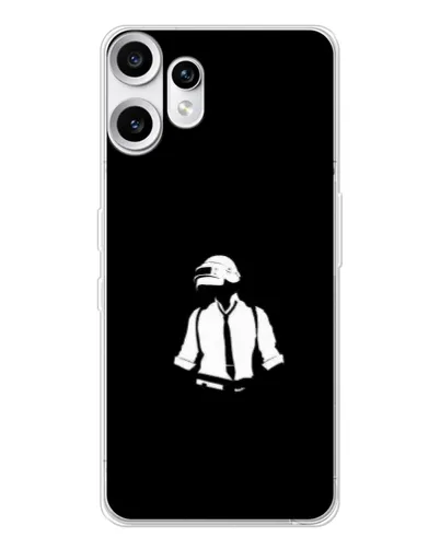 Чохол для Nothing CMF Phone 2 Pro з картинкою «PUBG — білий шолом» Чохол для Nothing CMF Phone 2 Pro з картинкою «PUBG — білий шолом»