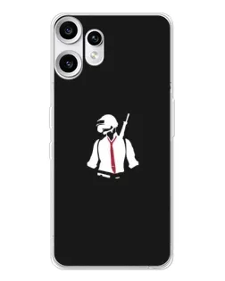 Чохол для Nothing CMF Phone 2 Pro з картинкою «PUBG — силует воїна»