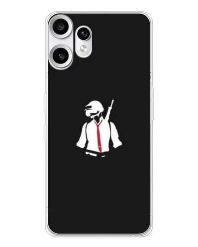 Чохол для Nothing CMF Phone 2 Pro з картинкою «PUBG — силует воїна» Чохол для Nothing CMF Phone 2 Pro з картинкою «PUBG — силует воїна»