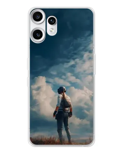 Чохол для Nothing CMF Phone 2 Pro з картинкою «Герой PUBG на скелі» Чохол для Nothing CMF Phone 2 Pro з картинкою «Герой PUBG на скелі»