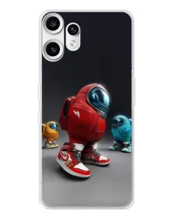 Чехол для Nothing CMF Phone 2 Pro с картинкой «Among Us — 3D стиль» Чехол для Nothing CMF Phone 2 Pro с картинкой «Among Us — 3D стиль»