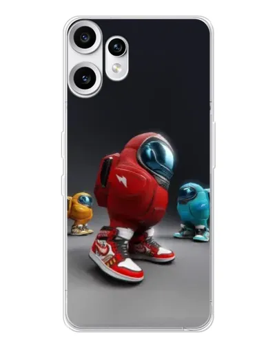 Чехол для Nothing CMF Phone 2 Pro с картинкой «Among Us — 3D стиль» Чехол для Nothing CMF Phone 2 Pro с картинкой «Among Us — 3D стиль»