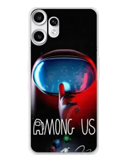 Чехол для Nothing CMF Phone 2 Pro с картинкой «Красный импостер — макро» Чехол для Nothing CMF Phone 2 Pro с картинкой «Красный импостер — макро»