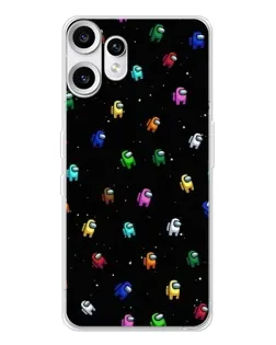 Чехол для Nothing CMF Phone 2 Pro с картинкой «Экипаж Among Us» Чехол для Nothing CMF Phone 2 Pro с картинкой «Экипаж Among Us»