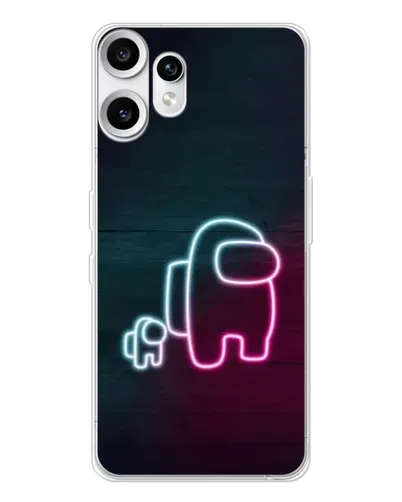 Чехол для Nothing CMF Phone 2 Pro с картинкой «Among Us неон-арт» Чехол для Nothing CMF Phone 2 Pro с картинкой «Among Us неон-арт»