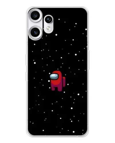 Чехол для Nothing CMF Phone 2 Pro с картинкой «Красный Among Us» Чехол для Nothing CMF Phone 2 Pro с картинкой «Красный Among Us»