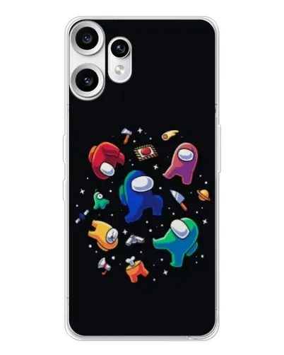 Чехол для Nothing CMF Phone 2 Pro с картинкой «Among Us космос» Чехол для Nothing CMF Phone 2 Pro с картинкой «Among Us космос»