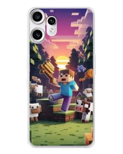 Чохол для Nothing CMF Phone 2 Pro з картинкою «Стів на фермі»