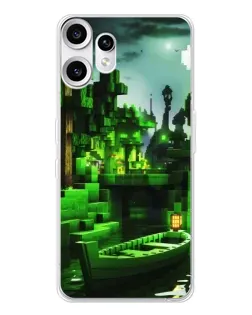 Чехол для Nothing CMF Phone 2 Pro с картинкой «Minecraft лесной пейзаж» Чехол для Nothing CMF Phone 2 Pro с картинкой «Minecraft лесной пейзаж»