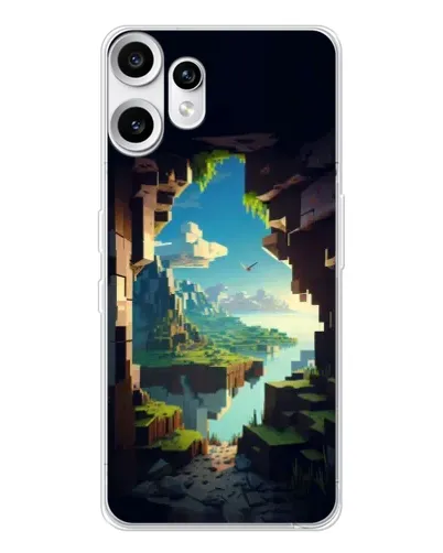Чехол для Nothing CMF Phone 2 Pro с картинкой «Вид из пещеры» Чехол для Nothing CMF Phone 2 Pro с картинкой «Вид из пещеры»