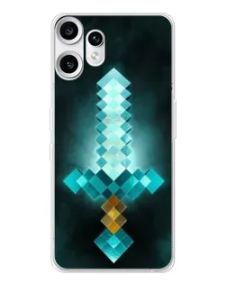 Чохол для Nothing CMF Phone 2 Pro з картинкою «Алмазний меч неон»