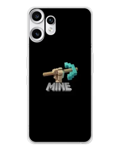 Чехол для Nothing CMF Phone 2 Pro с картинкой «Алмазная кирка» Чехол для Nothing CMF Phone 2 Pro с картинкой «Алмазная кирка»