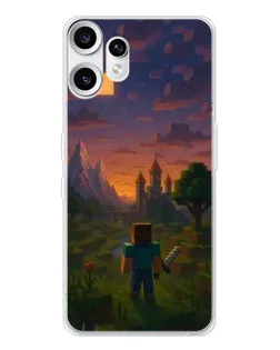 Чохол для Nothing CMF Phone 2 Pro з картинкою «Стів біля вежі»