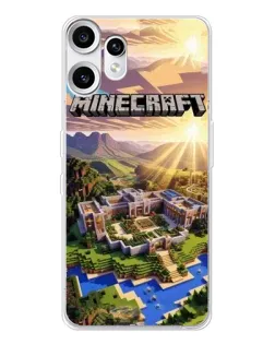 Чохол для Nothing CMF Phone 2 Pro з картинкою «Minecraft панорама»