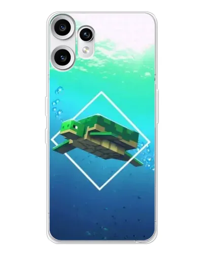 Чехол для Nothing CMF Phone 2 Pro с картинкой «Черепаха Minecraft» Чехол для Nothing CMF Phone 2 Pro с картинкой «Черепаха Minecraft»