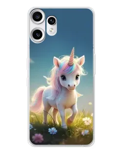 Чехол для Nothing CMF Phone 2 Pro с картинкой «Единорог на поляне» Чехол для Nothing CMF Phone 2 Pro с картинкой «Единорог на поляне»