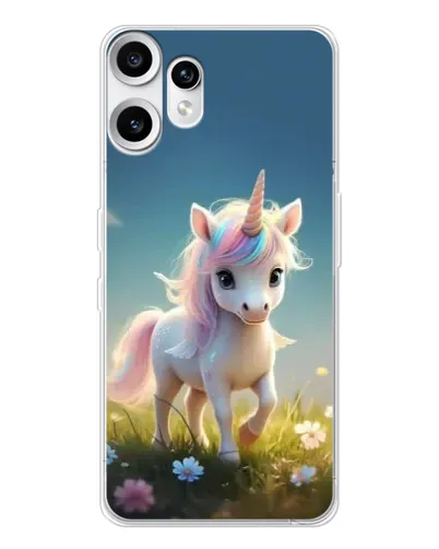Чехол для Nothing CMF Phone 2 Pro с картинкой «Единорог на поляне» Чехол для Nothing CMF Phone 2 Pro с картинкой «Единорог на поляне»