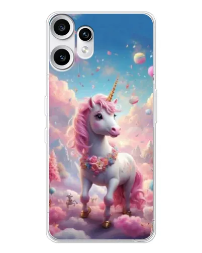 Чехол для Nothing CMF Phone 2 Pro с картинкой «Единорог среди облаков» Чехол для Nothing CMF Phone 2 Pro с картинкой «Единорог среди облаков»