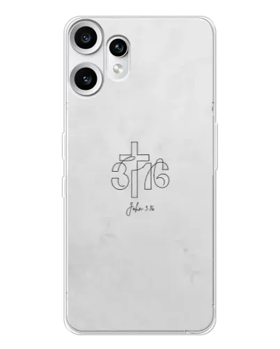 Чехол для Nothing CMF Phone 2 Pro с картинкой «Иоанна 3:16 Крест» Чехол для Nothing CMF Phone 2 Pro с картинкой «Иоанна 3:16 Крест»
