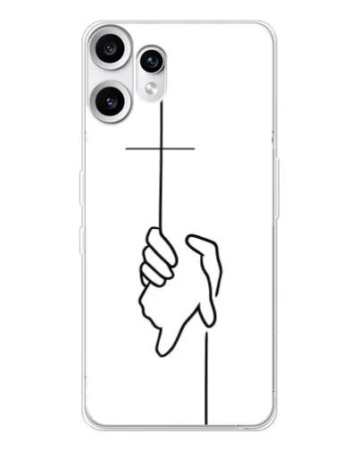 Чехол для Nothing CMF Phone 2 Pro с картинкой «Рука держит» Чехол для Nothing CMF Phone 2 Pro с картинкой «Рука держит»