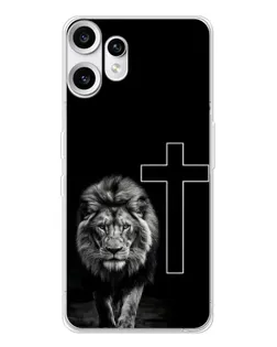 Чехол для Nothing CMF Phone 2 Pro с картинкой «Лев и Крест»
