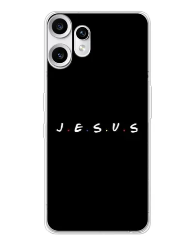 Чехол для Nothing CMF Phone 2 Pro с картинкой «Точки веры J.E.S.U.S.» Чехол для Nothing CMF Phone 2 Pro с картинкой «Точки веры J.E.S.U.S.»