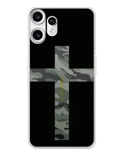 Чехол для Nothing CMF Phone 2 Pro с картинкой «Милитари Крест»