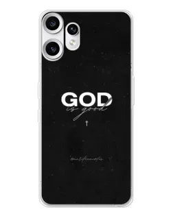 Чехол для Nothing CMF Phone 2 Pro с картинкой «GOD — Бог над всем»