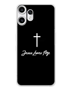 Чехол для Nothing CMF Phone 2 Pro с картинкой «Иисус любит тебя»