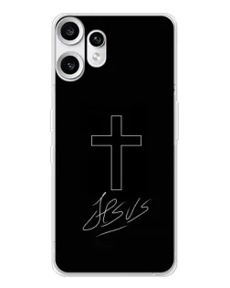 Чохол для Nothing CMF Phone 2 Pro з картинкою «Графічний хрест Jesus»