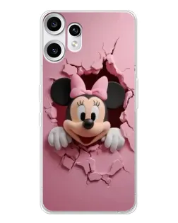 Чехол для Nothing CMF Phone 2 Pro с картинкой «Минни сквозь стену»
