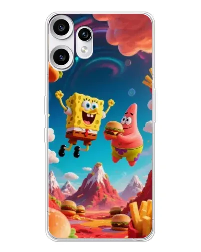 Чехол для Nothing CMF Phone 2 Pro с картинкой «Космический фастфуд» Чехол для Nothing CMF Phone 2 Pro с картинкой «Космический фастфуд»
