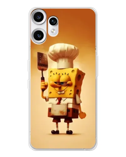 Чехол для Nothing CMF Phone 2 Pro с картинкой «Губка Боб повар» Чехол для Nothing CMF Phone 2 Pro с картинкой «Губка Боб повар»