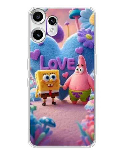 Чехол для Nothing CMF Phone 2 Pro с картинкой «Губка Боб Патрик» Чехол для Nothing CMF Phone 2 Pro с картинкой «Губка Боб Патрик»