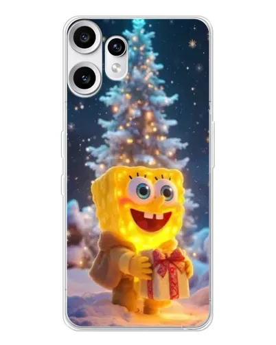 Чехол для Nothing CMF Phone 2 Pro с картинкой «Рождественский Спанч Боб» Чехол для Nothing CMF Phone 2 Pro с картинкой «Рождественский Спанч Боб»