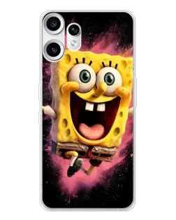 Чехол для Nothing CMF Phone 2 Pro с картинкой «Взрывной Спанч Боб»