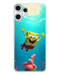 Чохол для Nothing CMF Phone 2 Pro з картинкою «Спанч Боб під водою»