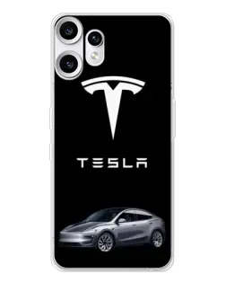 Чохол для Nothing CMF Phone 2 Pro з картинкою «Tesla Model Y»