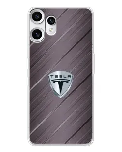 Чохол для Nothing CMF Phone 2 Pro з картинкою «Металева текстура Tesla»
