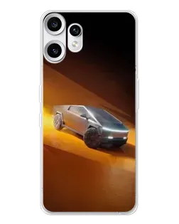 Чохол для Nothing CMF Phone 2 Pro з картинкою «Cybertruck у пустелі»