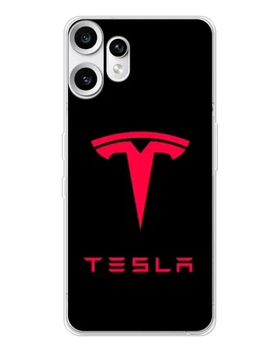 Чохол для Nothing CMF Phone 2 Pro з картинкою «Tesla Red Logo» Чохол для Nothing CMF Phone 2 Pro з картинкою «Tesla Red Logo»