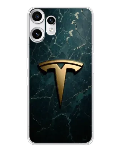 Чохол для Nothing CMF Phone 2 Pro з картинкою «Мармурова Tesla Gold» Чохол для Nothing CMF Phone 2 Pro з картинкою «Мармурова Tesla Gold»