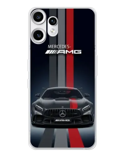 Чехол для Nothing CMF Phone 2 Pro с картинкой «Mercedes — белый карбон» Чехол для Nothing CMF Phone 2 Pro с картинкой «Mercedes — белый карбон»