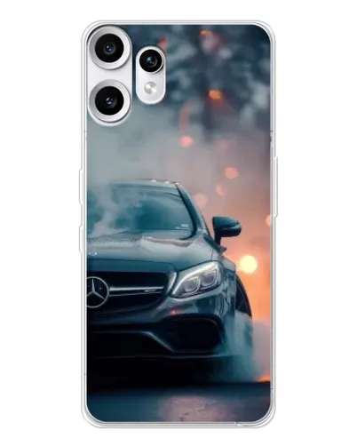 Чехол для Nothing CMF Phone 2 Pro с картинкой «Mercedes — ночной город» Чехол для Nothing CMF Phone 2 Pro с картинкой «Mercedes — ночной город»