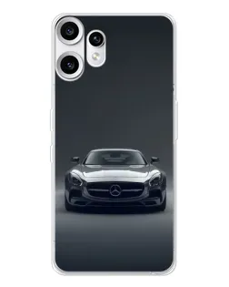 Чехол для Nothing CMF Phone 2 Pro с картинкой «Mercedes на черном»