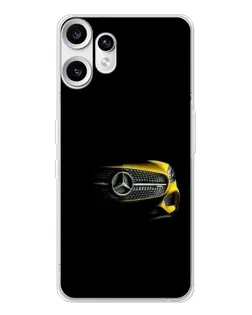 Чехол для Nothing CMF Phone 2 Pro с картинкой «Mercedes — ретро стиль»