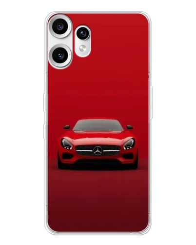 Чехол для Nothing CMF Phone 2 Pro с картинкой «Красный Mercedes AMG» Чехол для Nothing CMF Phone 2 Pro с картинкой «Красный Mercedes AMG»